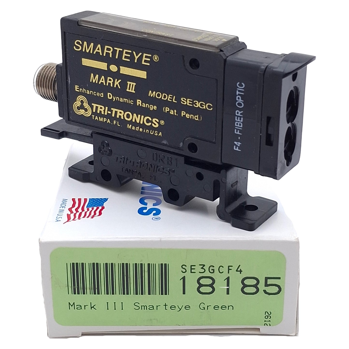 New Tri-Tronics SE3GCF4 SMARTEYE MARK III Photoelectric Sensor, NPN/PNP, 12-30VDC