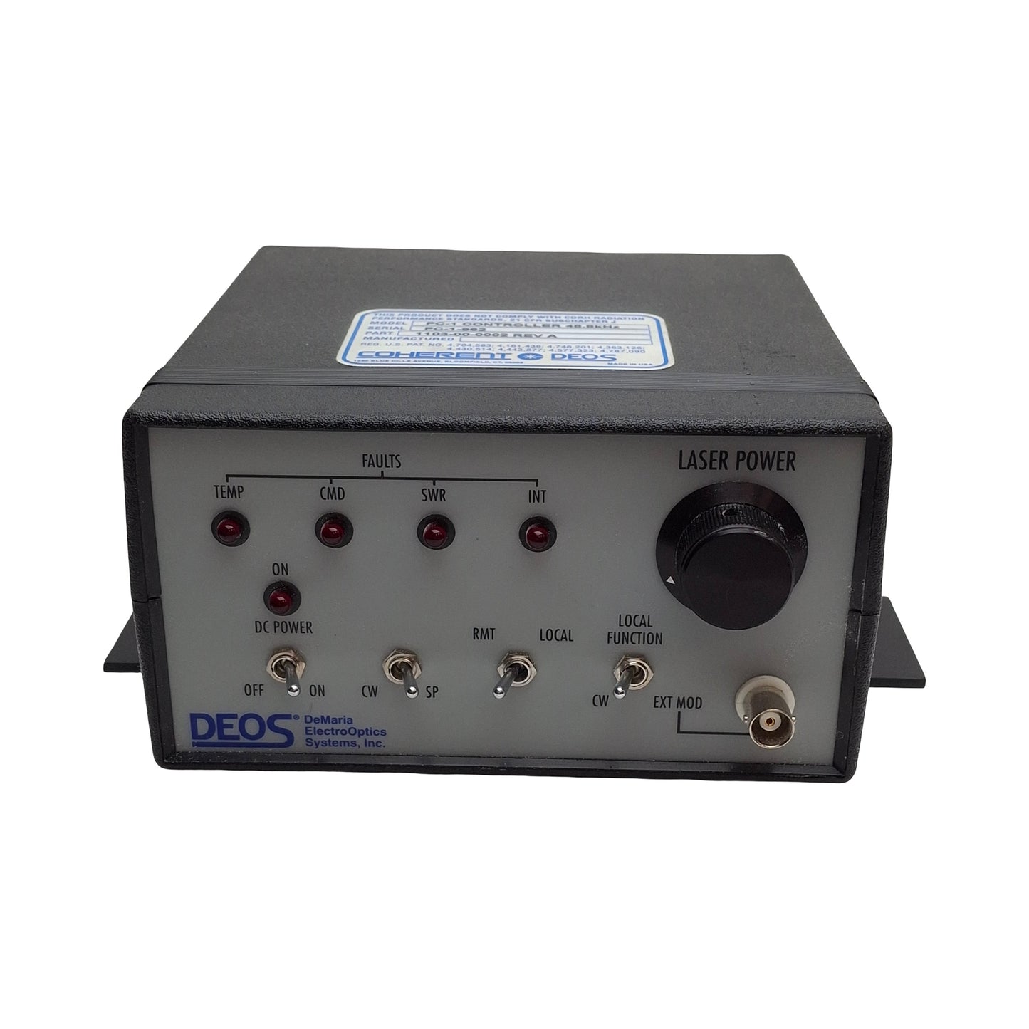 Used Coherent PC-1 48.8kHz PWM Laser Controller, 48.8kHz Frequency, 0-5VDC Input