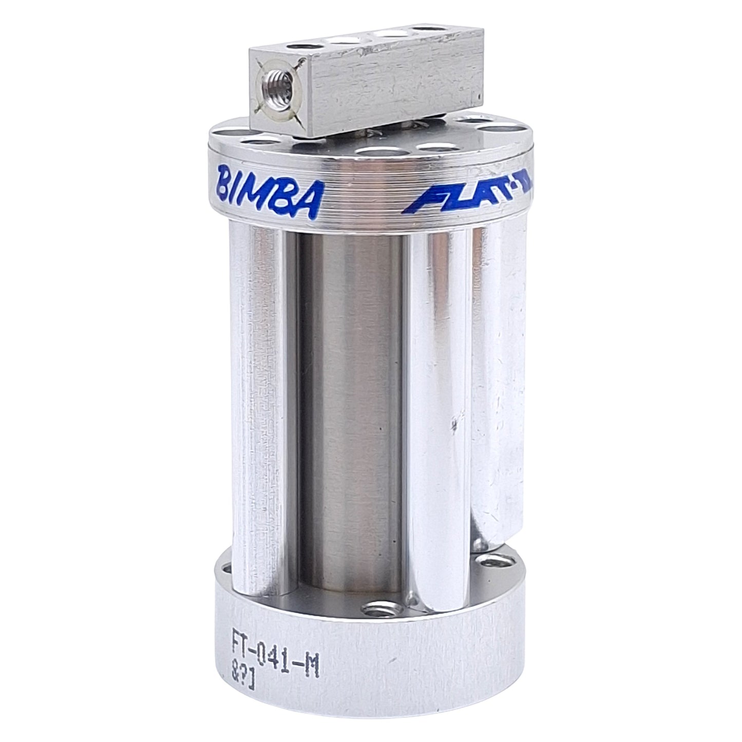 Used Bimba FT-041-M Pneumatic Cylinder, ø3/4in Bore, 1in Stroke, #10-32, 200psi