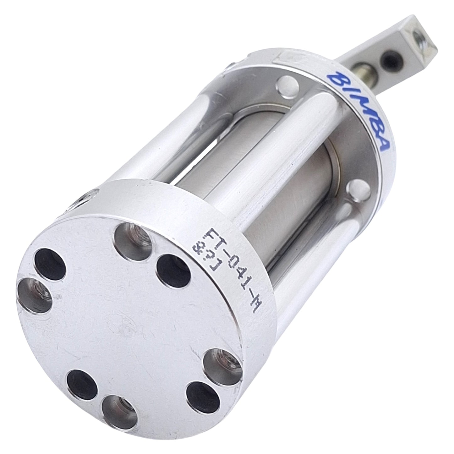 Used Bimba FT-041-M Pneumatic Cylinder, ø3/4in Bore, 1in Stroke, #10-32, 200psi
