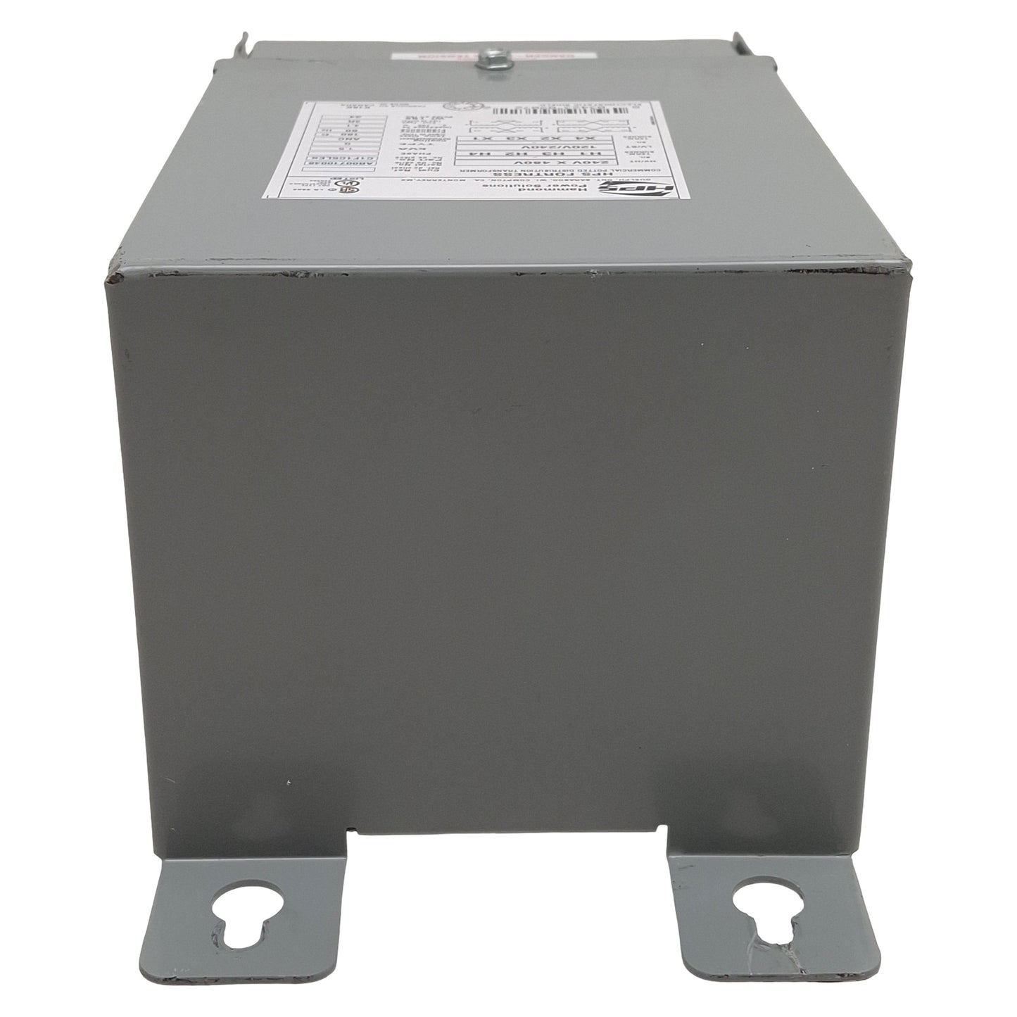 Used Hammond C1F1C5LES HPS Fortress Transformer, 1.5kVA, 240/480V Prim, 120/240V Sec
