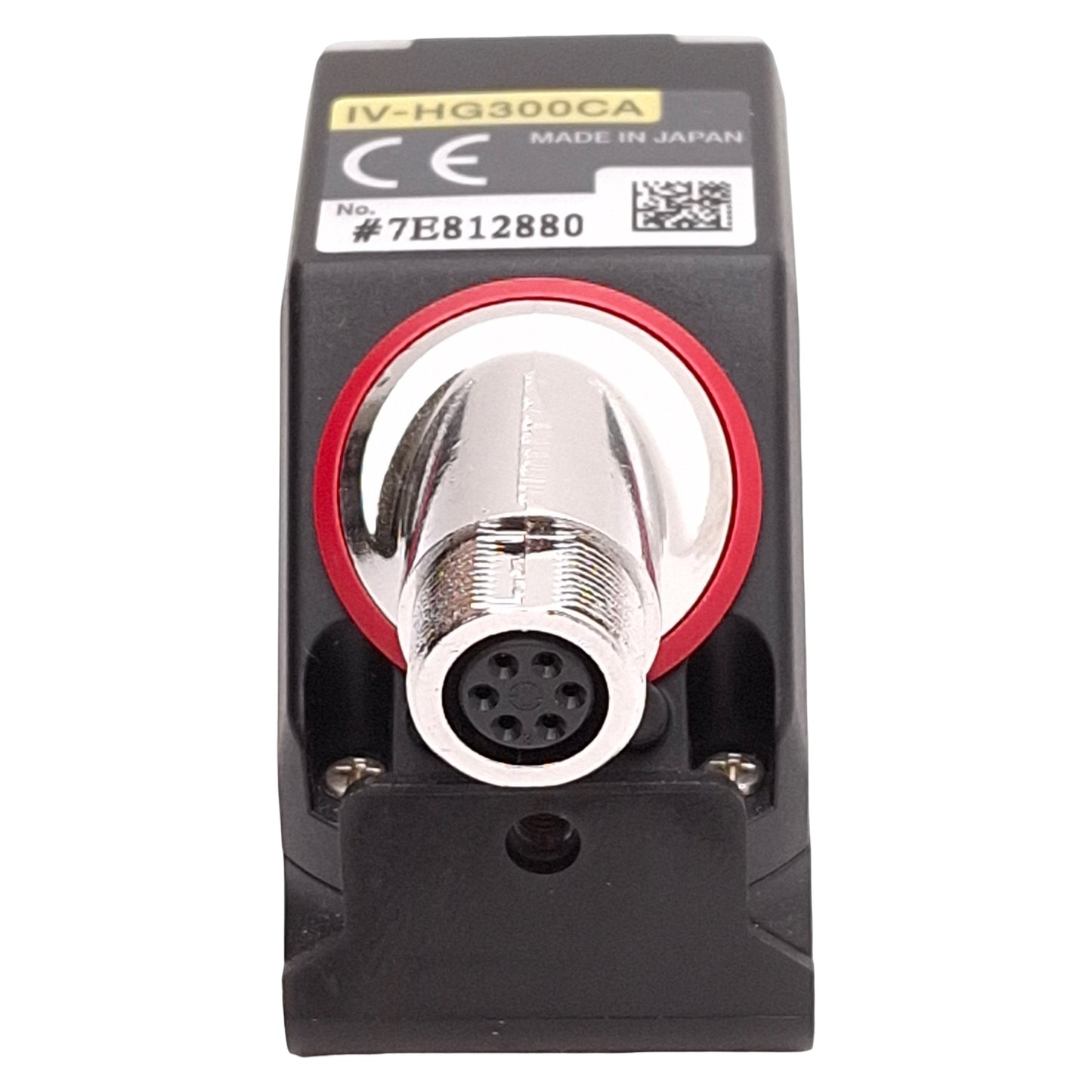 Used Keyence IV-HG300CA Sensor Head, 40-300mm, 1/3in Color CMOS, 752x480, White LED