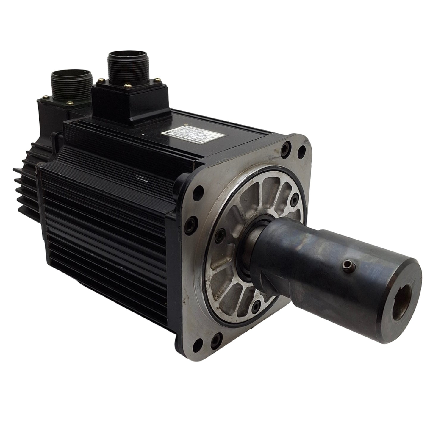 Used Yaskawa SGMG-13ASRCS Servo Motor 1300 Watts, 200V 10.7A 130mm Flange, 24mm Shaft