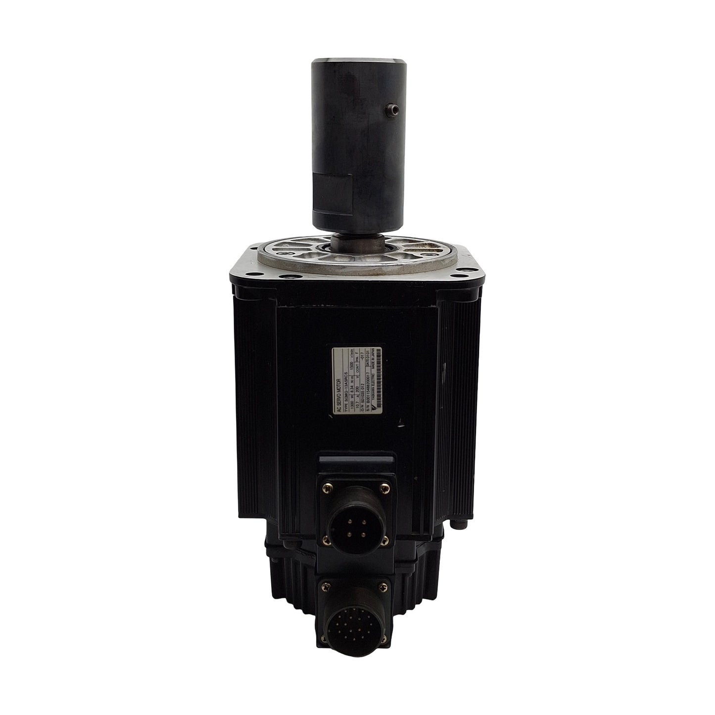 Used Yaskawa SGMG-13ASRCS Servo Motor 1300 Watts, 200V 10.7A 130mm Flange, 24mm Shaft