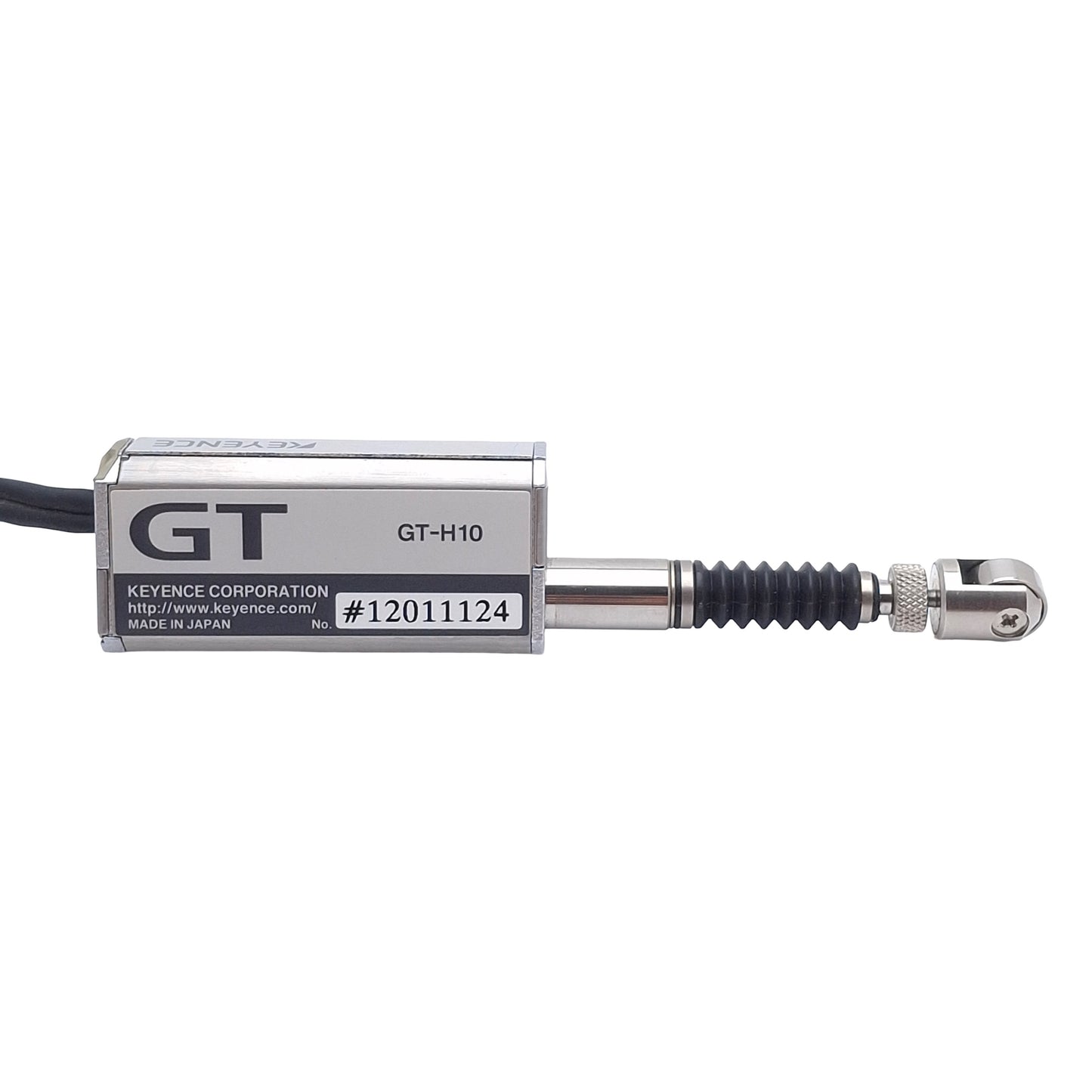 Used Keyence GT-H10 Digital Contact Sensor Head, 10mm Range, 0.8/0.9/1N Force, 10Hz