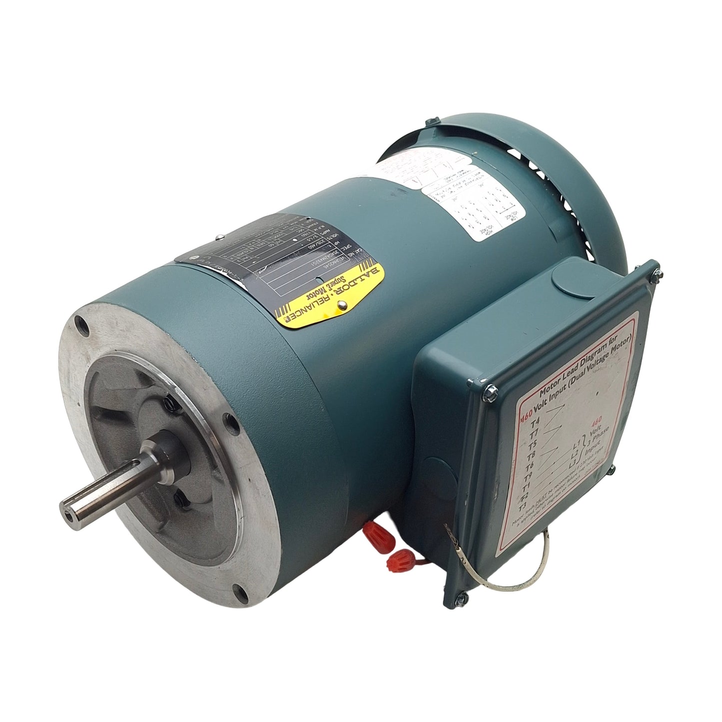 Used Baldor VUHL3519 Unit Handling Motor, 1HP, 1725RPM, 115/208-230VAC 12A 1-PH, 56C