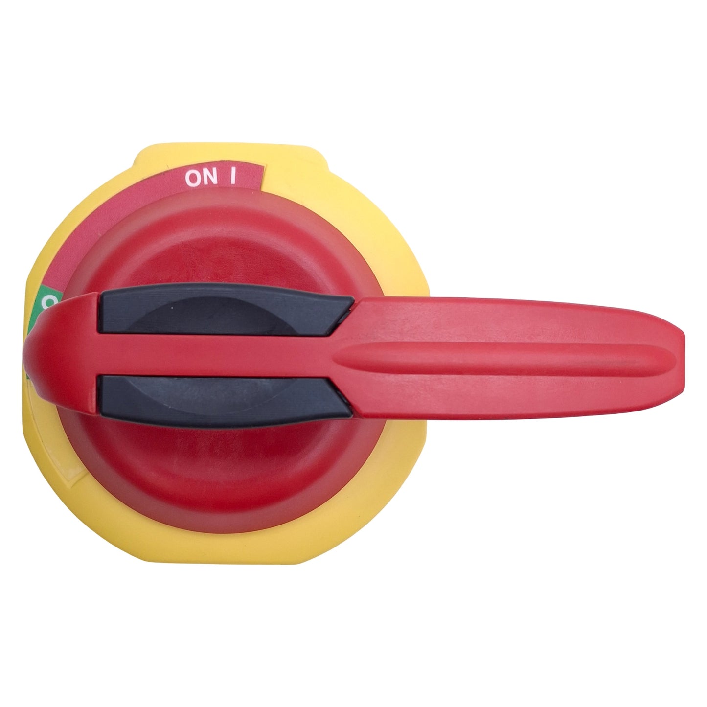 Used Allen Bradley 194R-PY Disconnect Switch Rotary Handle Padlockable, Red/Yellow