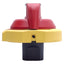 Used Allen Bradley 194R-PY Disconnect Switch Rotary Handle Padlockable, Red/Yellow