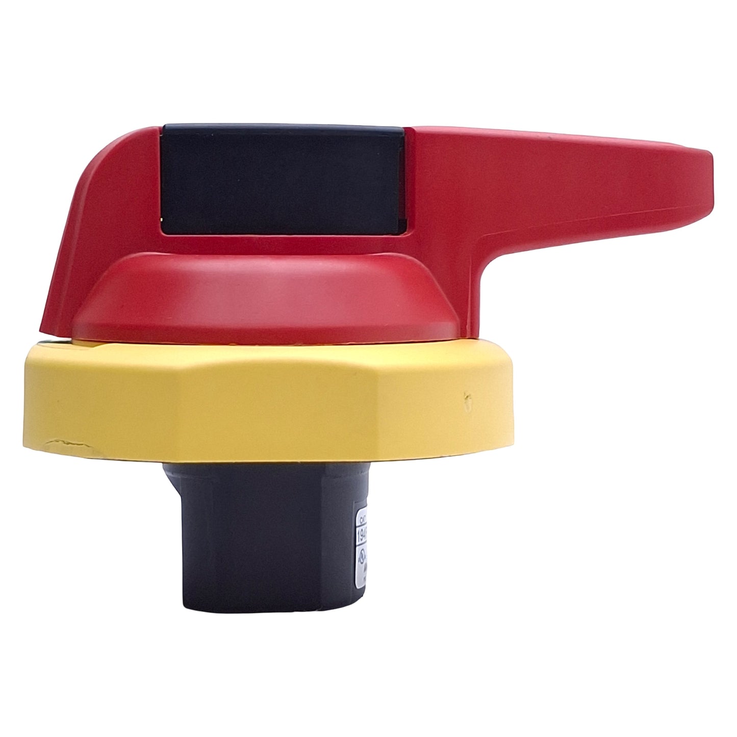 Used Allen Bradley 194R-PY Disconnect Switch Rotary Handle Padlockable, Red/Yellow
