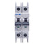 Used Eaton FAZ-D6/2-NA Circuit Breaker, 2-Pole, 6A, 480Y/277VAC Max, DIN Rail