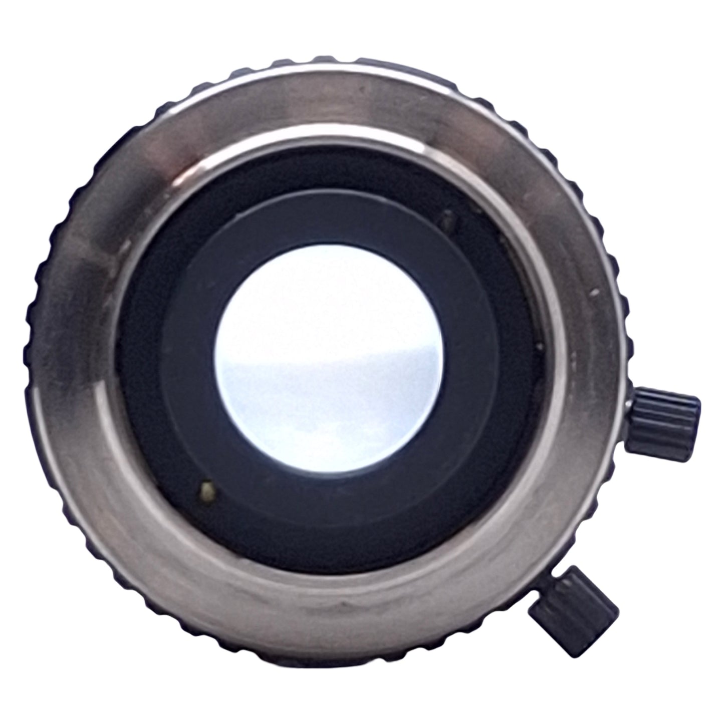 Used Computar M0814-MP2 Machine Vision Lens, 1:1.4, 8mm Focal, F1.4-F16C, C-Mount