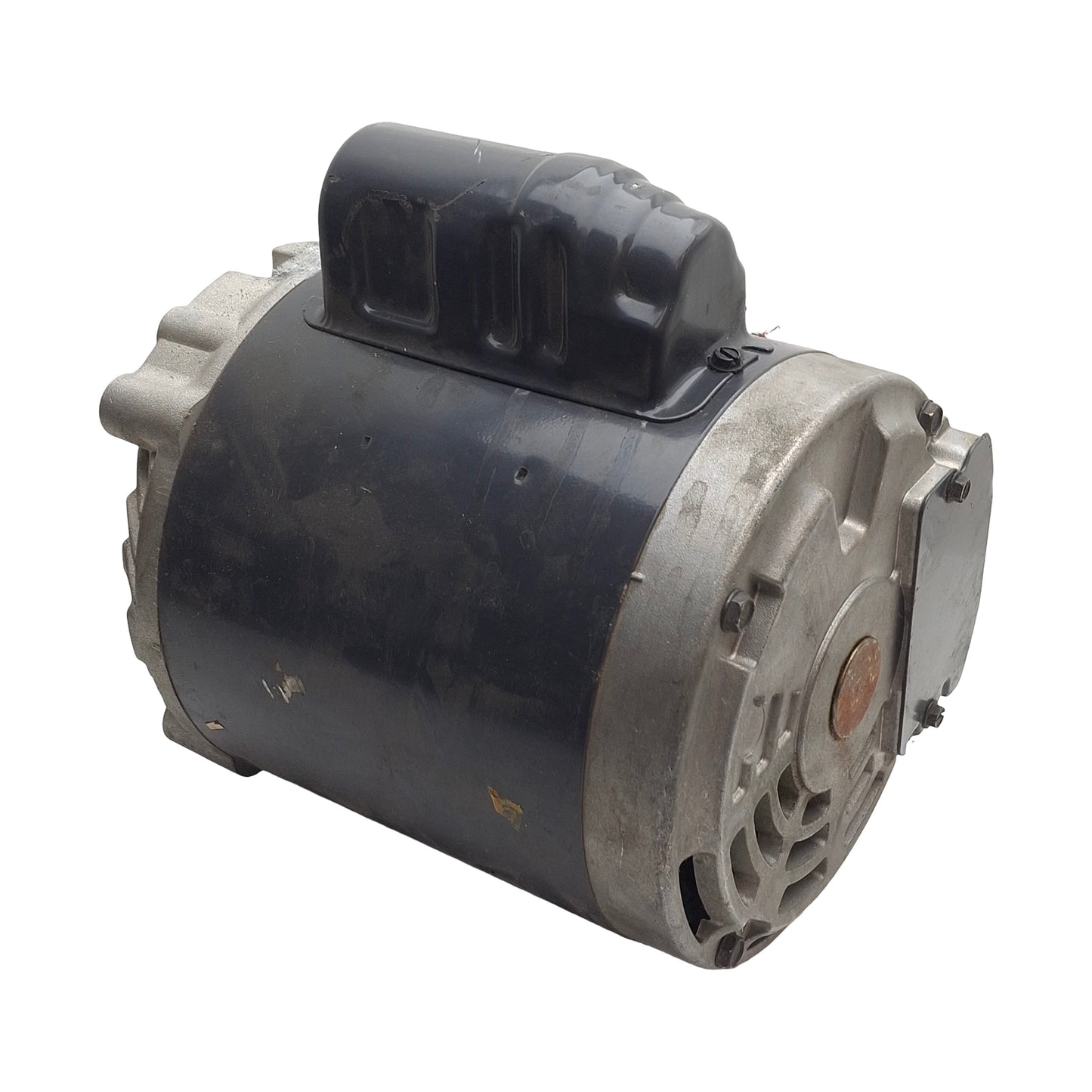 Used Dayton 5K340AA AC Motor, 1/2HP, 1725RPM, 115/208-230VAC 9.9/4.5-4.9A 1-Ph, 56C