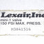 Used Lexair M3841516 Mini-1 Rotary Knob Valve, 4/2-Way, 1/4in NPT, 150psi, 1.0Cv