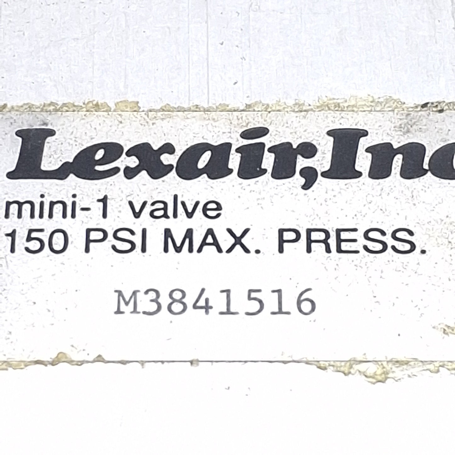 Used Lexair M3841516 Mini-1 Rotary Knob Valve, 4/2-Way, 1/4in NPT, 150psi, 1.0Cv