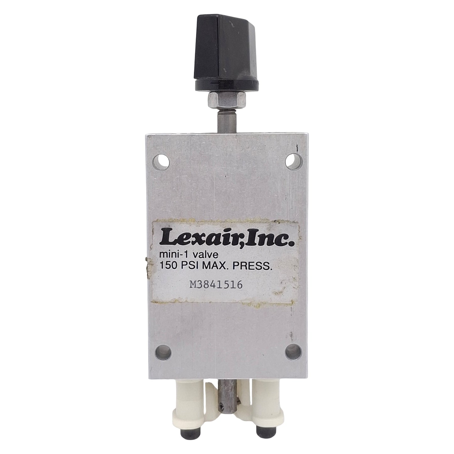 Used Lexair M3841516 Mini-1 Rotary Knob Valve, 4/2-Way, 1/4in NPT, 150psi, 1.0Cv