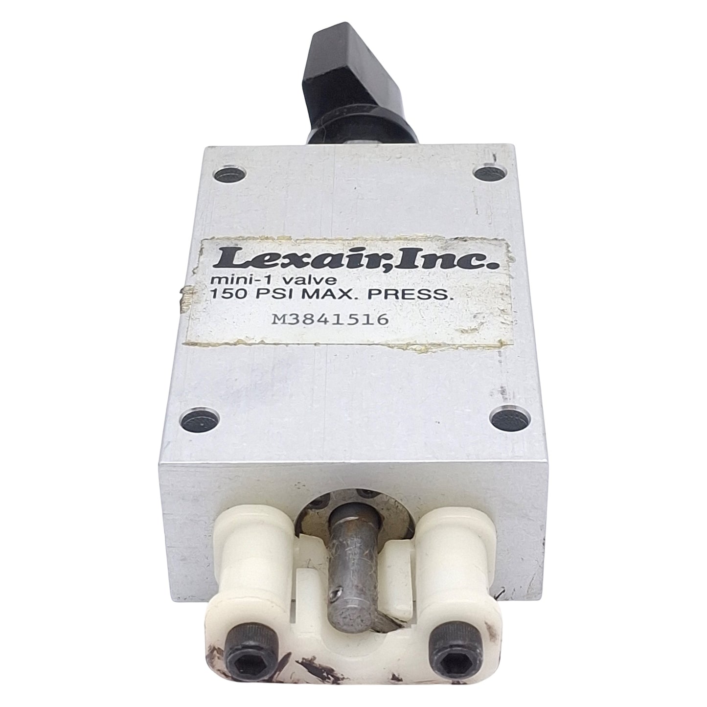 Used Lexair M3841516 Mini-1 Rotary Knob Valve, 4/2-Way, 1/4in NPT, 150psi, 1.0Cv