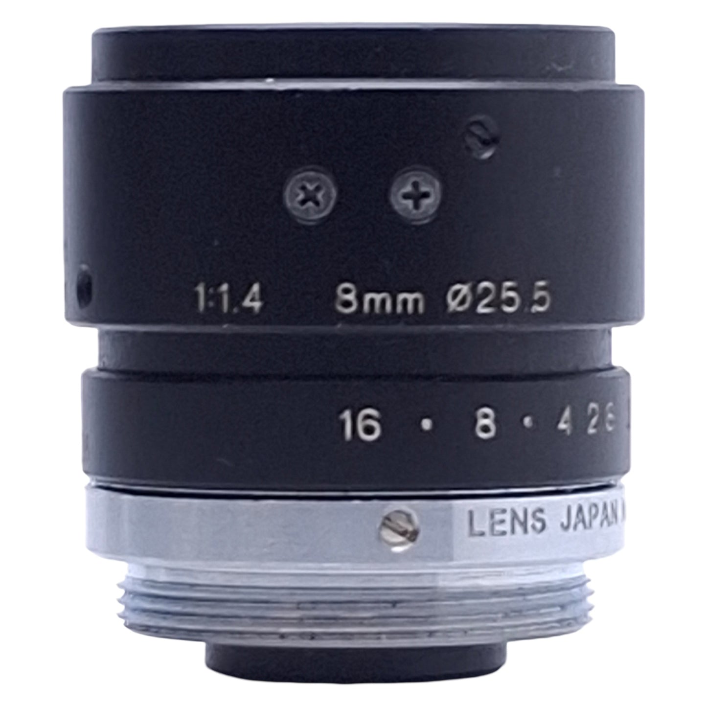 Used Tamron 23FM08L Machine Vision Lens 2/3in Format, 8mm Focal, 1/4-16, C-Mount