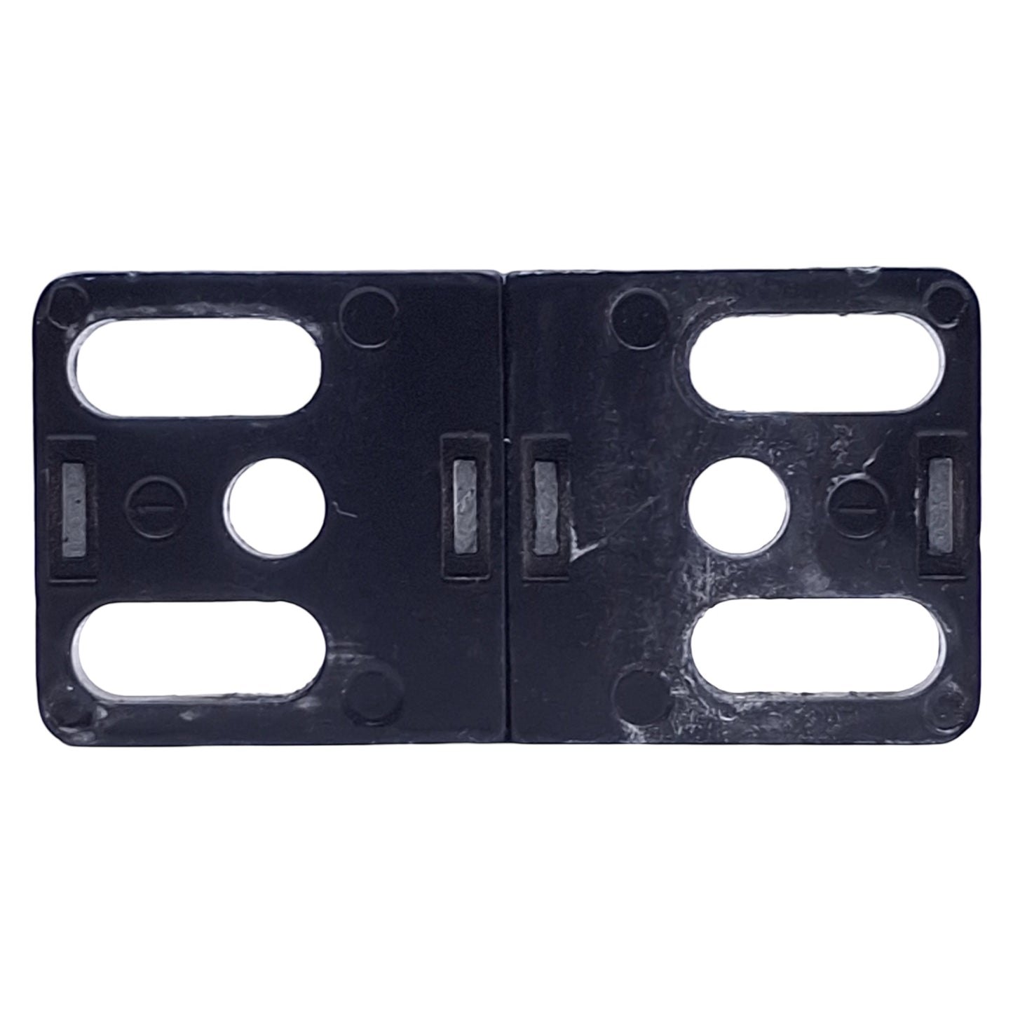 Used Lot of 2 80/20 12084 Slotted Zinc Hinge, 40mm Width, 250Nm Load, 13 x 8.3mm Slot
