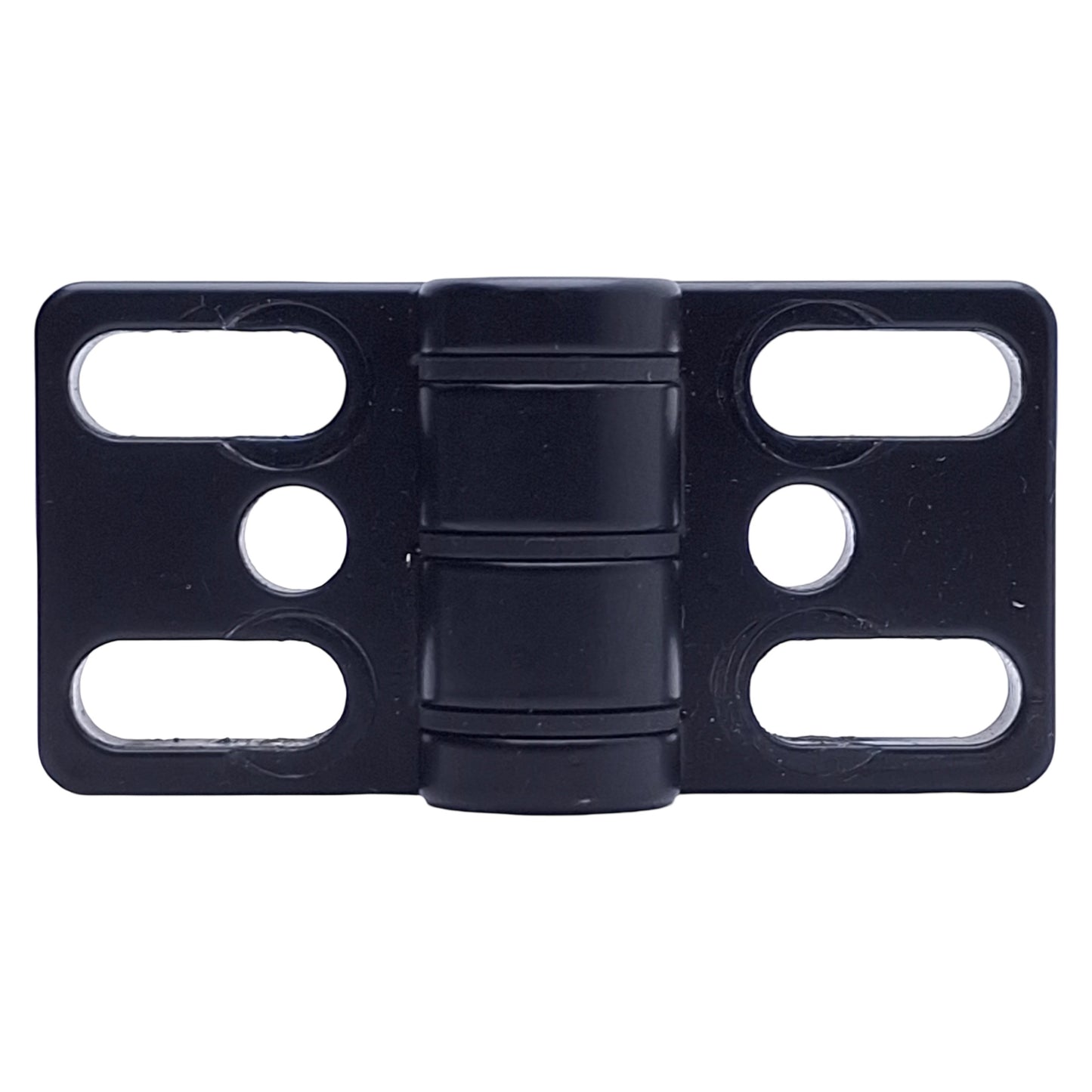 Used Lot of 2 80/20 12084 Slotted Zinc Hinge, 40mm Width, 250Nm Load, 13 x 8.3mm Slot