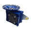Used Motovario NMVR050 Worm Gear Reducer, 50:1, 56C Input Frame, 1in Output Bore