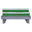 Used Altech 5744.2/S Interface Module, 50-Pin D-Sub Male, 250VAC 4A, DIN Rail