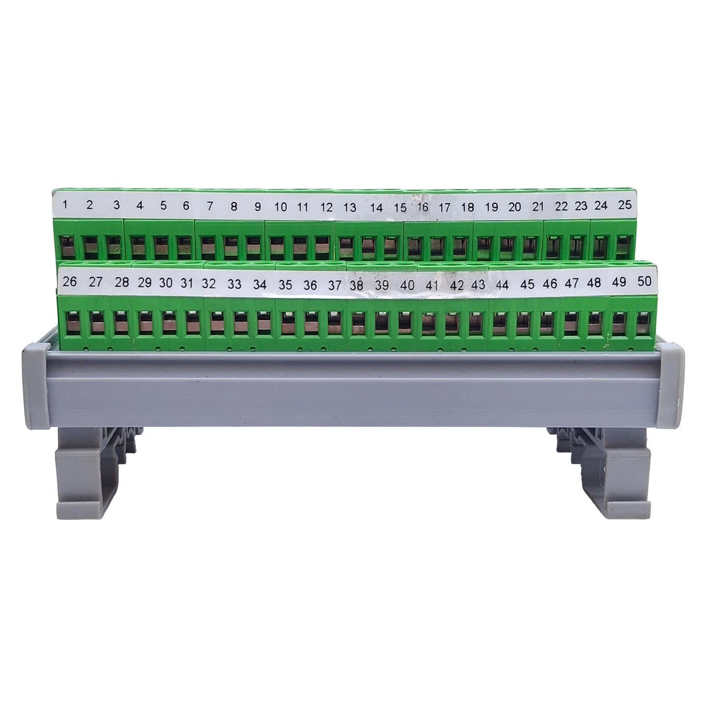Used Altech 5744.2/S Interface Module, 50-Pin D-Sub Male, 250VAC 4A, DIN Rail