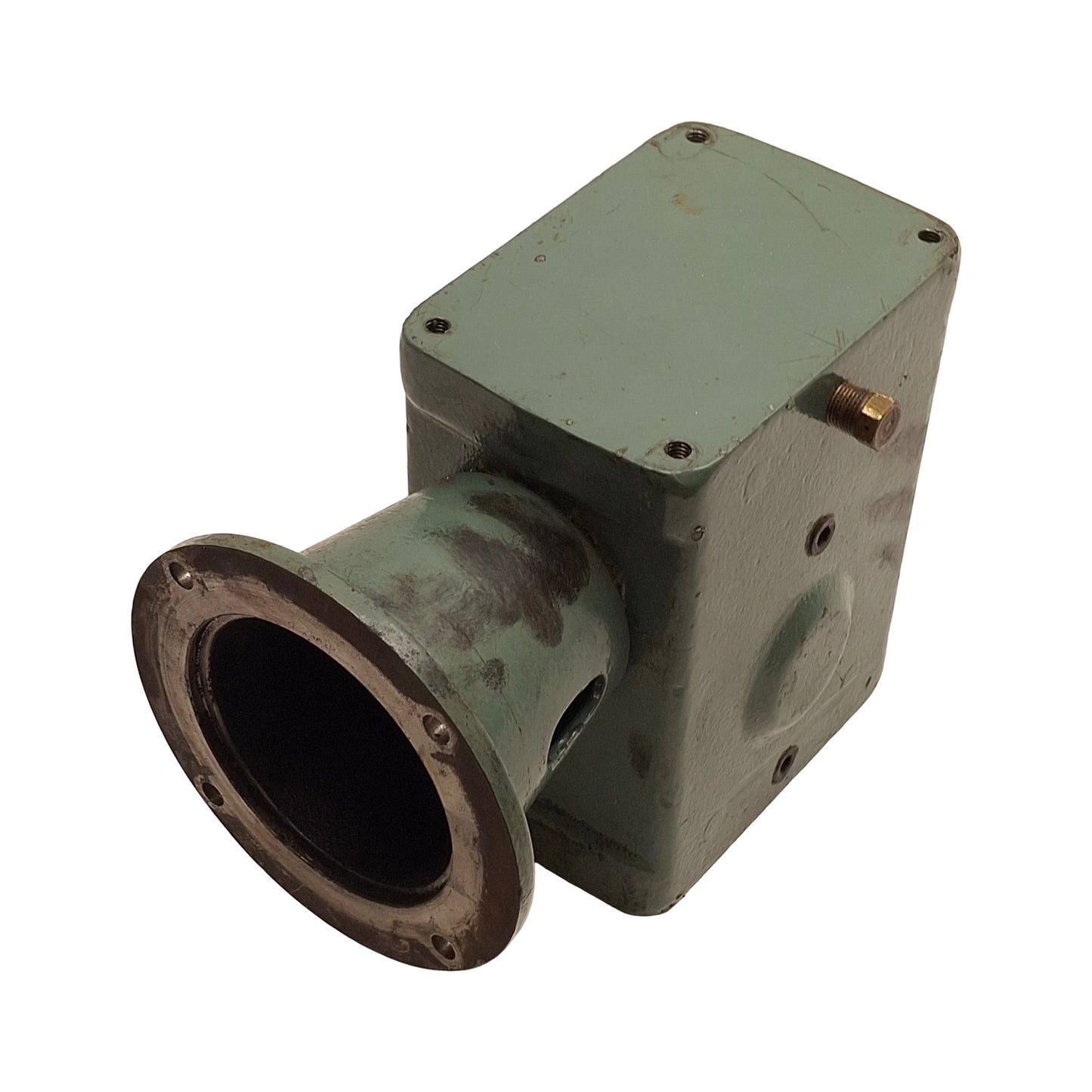 Used Hytrol 4AC-40-1RH Worm Gear Reducer, 40:1 Reduction, 56C Mount, 1in Output Shaft