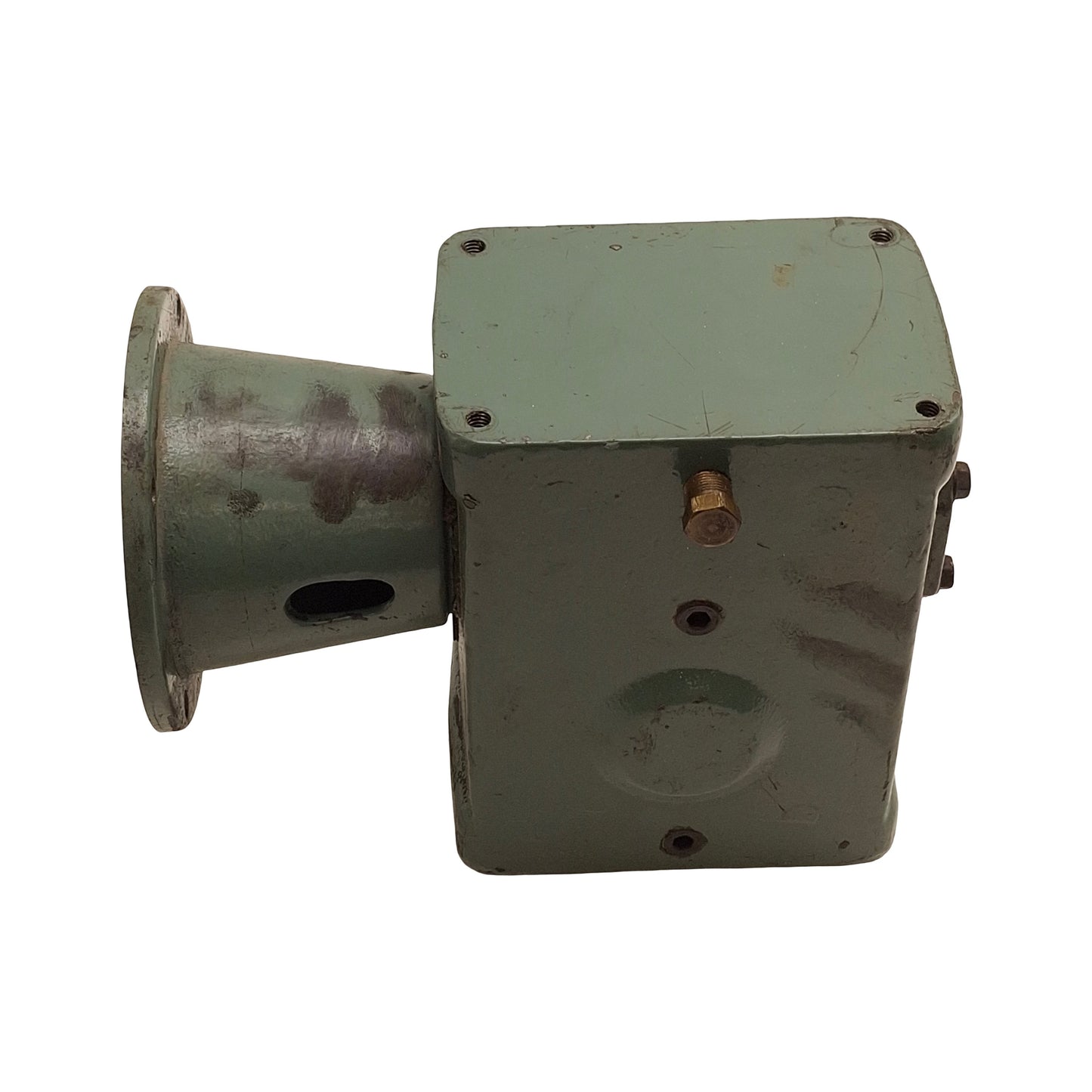 Used Hytrol 4AC-40-1RH Worm Gear Reducer, 40:1 Reduction, 56C Mount, 1in Output Shaft