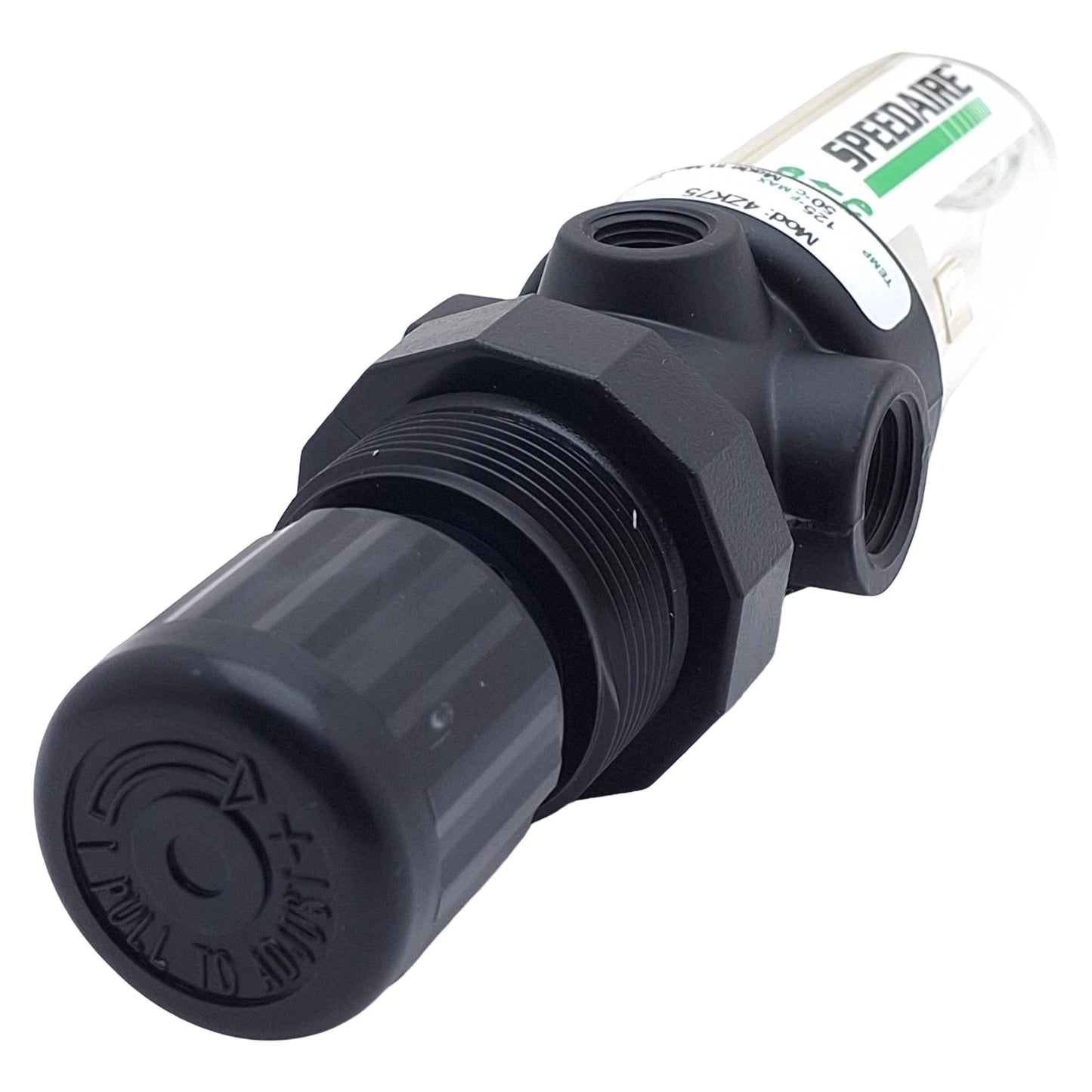 New Speedaire 4ZK75 Pneumatic Filter Regulator, 1/4in NPT, 150psi Max, 14cfm, 5µm