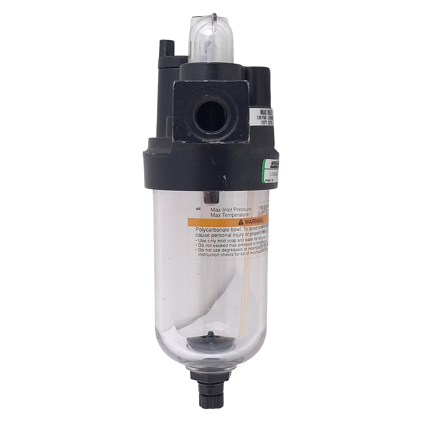 Used Speedaire 1Z886B Pneumatic Filter Regulator, 1/4in NPT, 150psi Max, 5µm