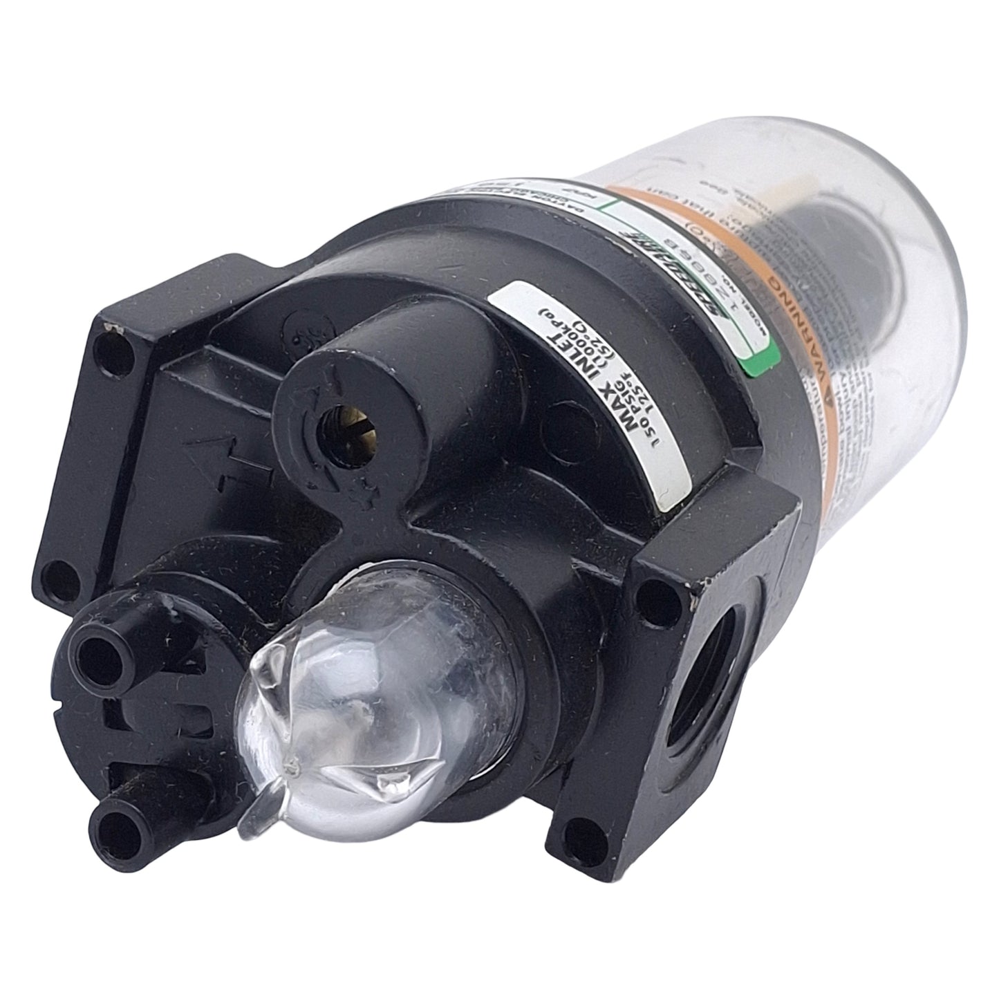 Used Speedaire 1Z886B Pneumatic Filter Regulator, 1/4in NPT, 150psi Max, 5µm