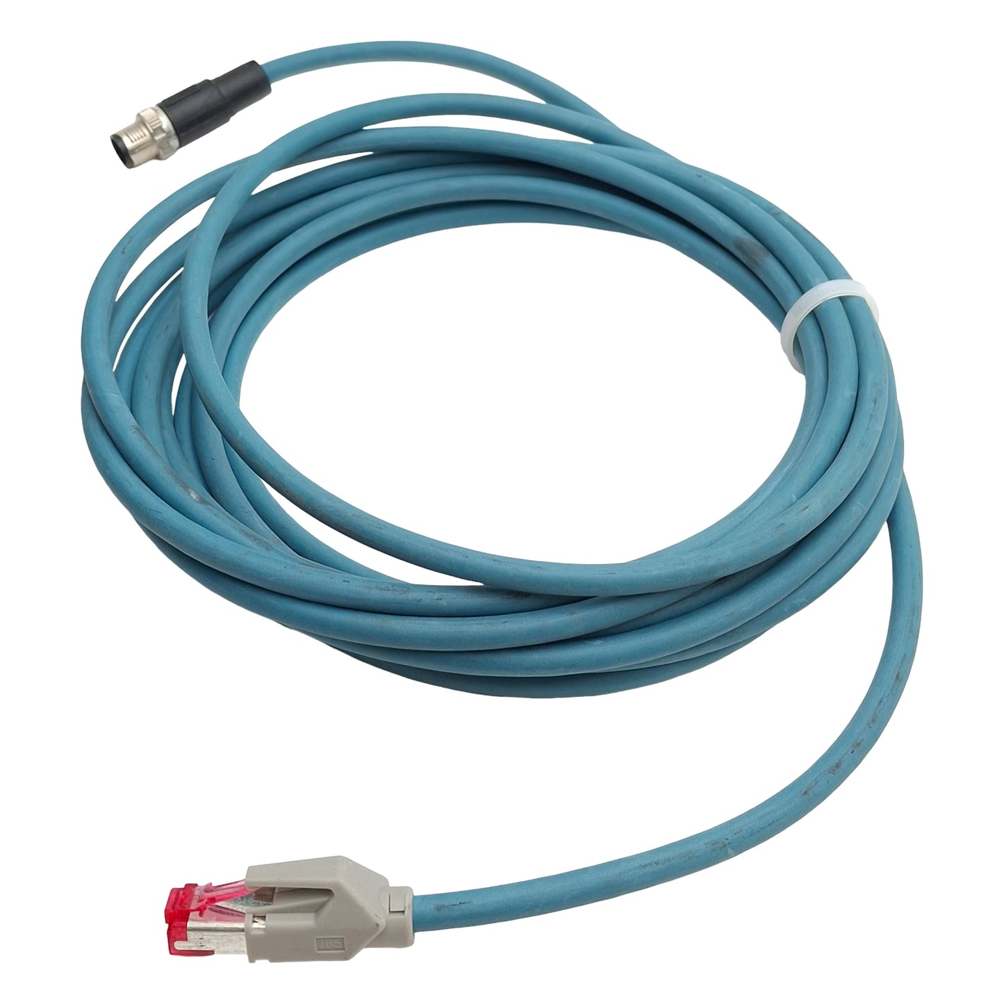 Used Phoenix Contact E335024 Network Cable M12 4-Pin to RJ45 5m Length , 60VDC 0.5A