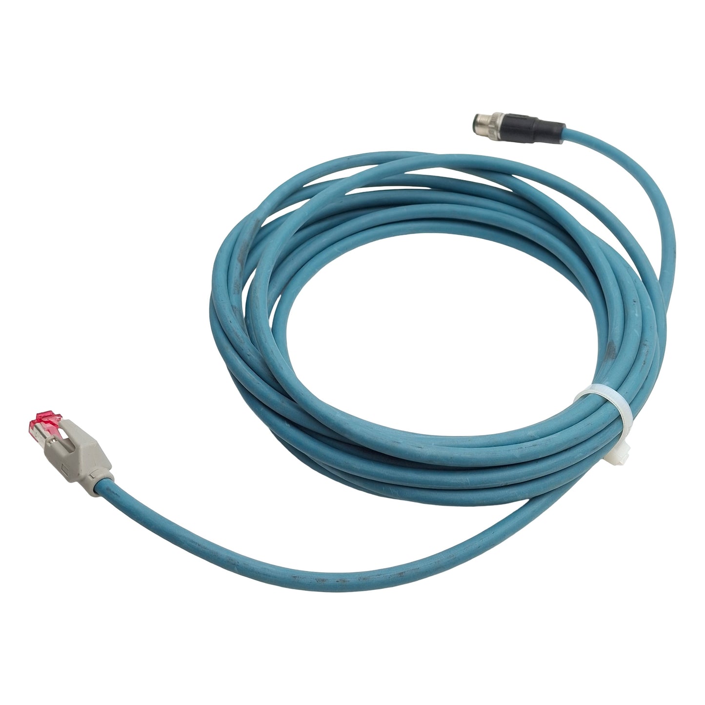 Used Phoenix Contact E335024 Network Cable M12 4-Pin to RJ45 5m Length , 60VDC 0.5A