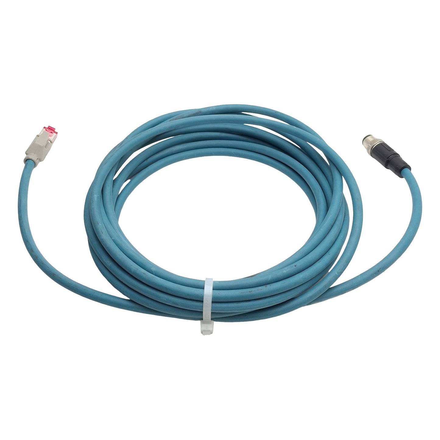 Used Phoenix Contact E335024 Network Cable M12 4-Pin to RJ45 5m Length , 60VDC 0.5A