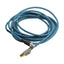 Used Keyence OP-87360 Ethernet PLC Cable, Length: 5 meters, RJ45 to M12 X-Code
