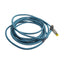 Used Keyence OP-87360 Ethernet PLC Cable, Length: 5 meters, RJ45 to M12 X-Code