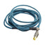 Used Keyence OP-87360 Ethernet PLC Cable, Length: 5 meters, RJ45 to M12 X-Code
