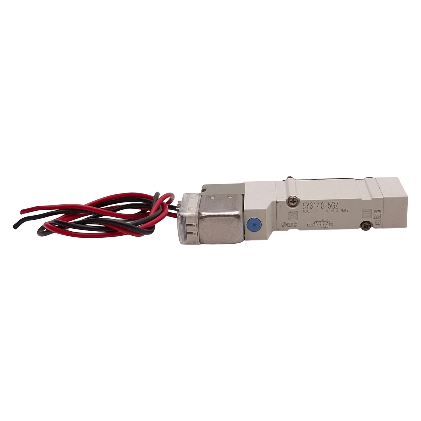 Used Lot of 3 SMC SY3140-5GZ Solenoid Valve, 2-Position Single, 0.7MPa, 24VDC Coil