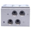 Used SMC SS5Y3-42-02-01T Bar Stock Manifold, 2 Stations, 5-Port, 1/8in NPTF