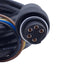 Used Banner MBCC-512 Single-Ended Cordset 5-Pin Female to Flying Leads, 11ft Length
