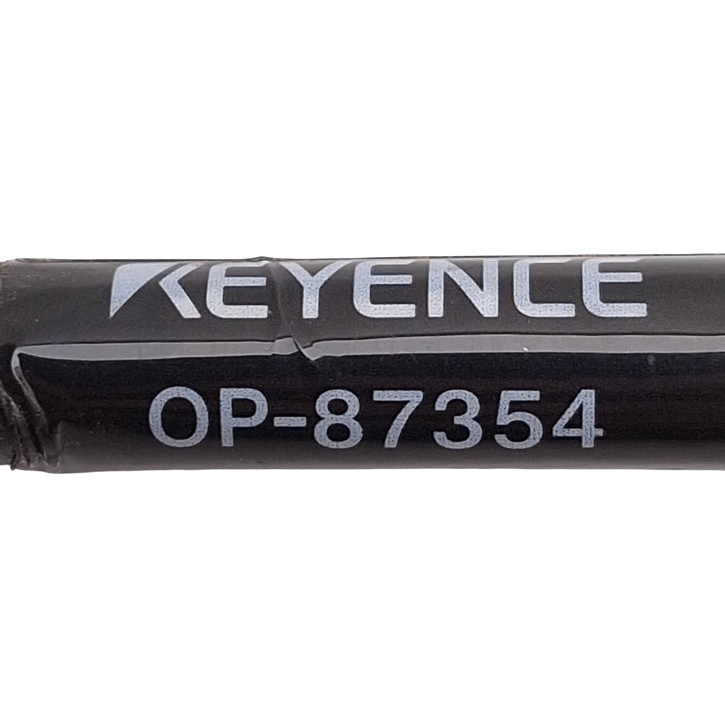 Used Keyence OP-87354 Control Cable, NFPA79 Compatible, 12-Pin Hirose Male, 5m