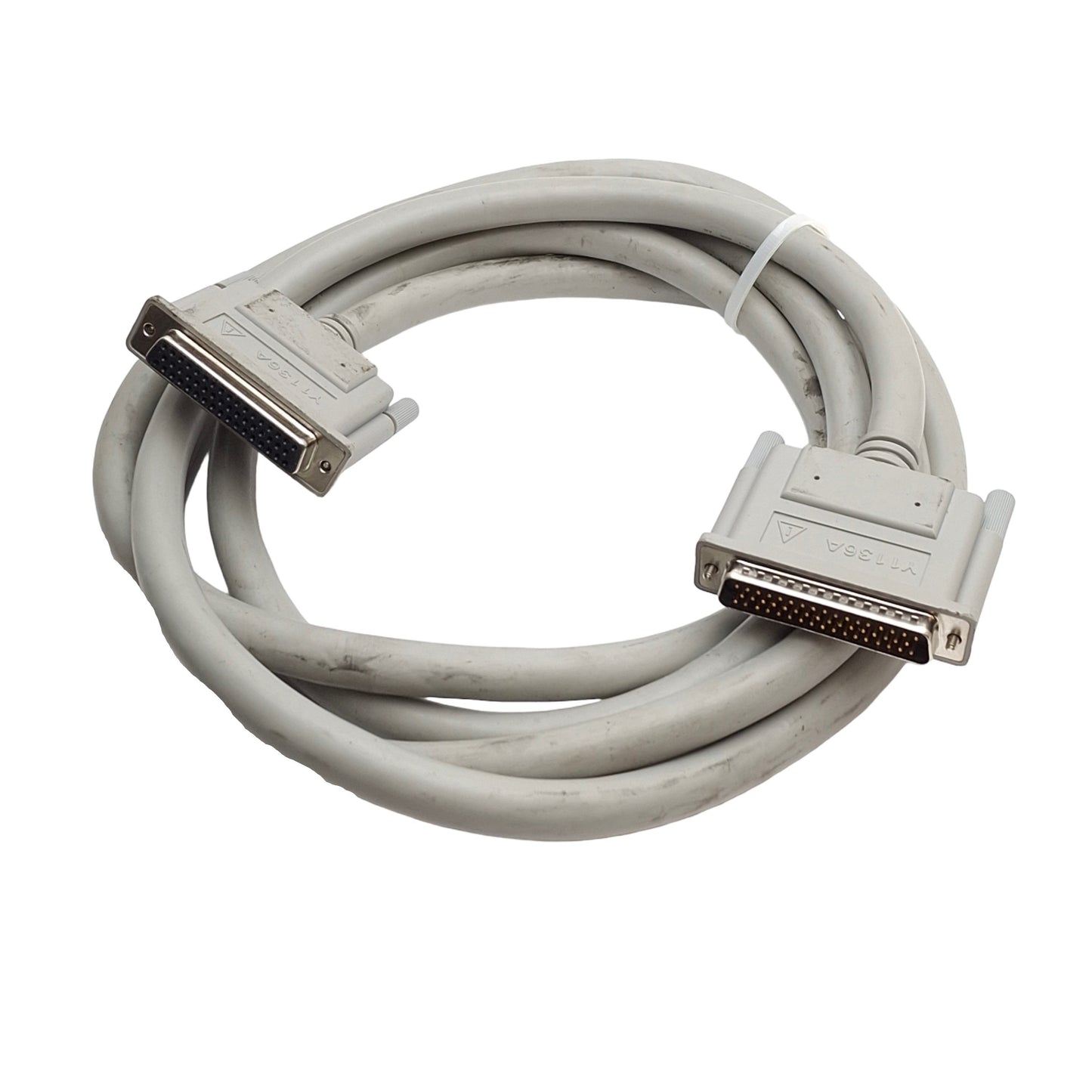 Used Keysight Agilent Y1136A Multifunction Mainframe D-Sub Cable, 50-Pin, 3 Meters