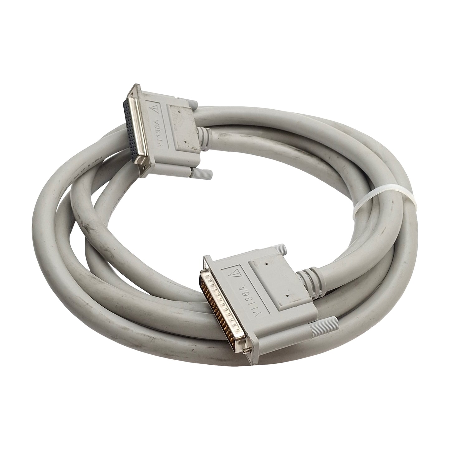 Used Keysight Agilent Y1136A Multifunction Mainframe D-Sub Cable, 50-Pin, 3 Meters