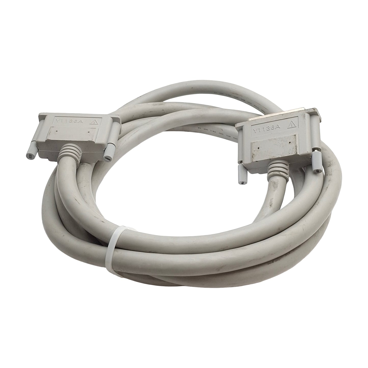 Used Keysight Agilent Y1136A Multifunction Mainframe D-Sub Cable, 50-Pin, 3 Meters