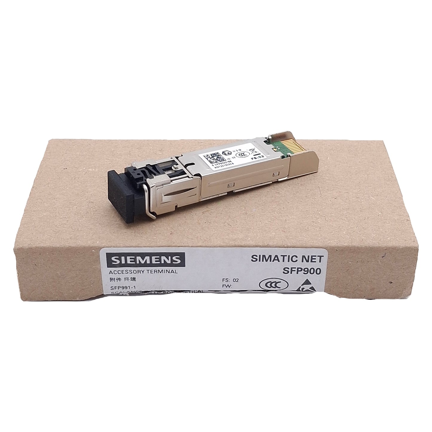 New Siemens 6GK5991-1AD00-8AA0 SFP991-1 SCALANCE Plug-in Transceiver, 1x 100Mbps