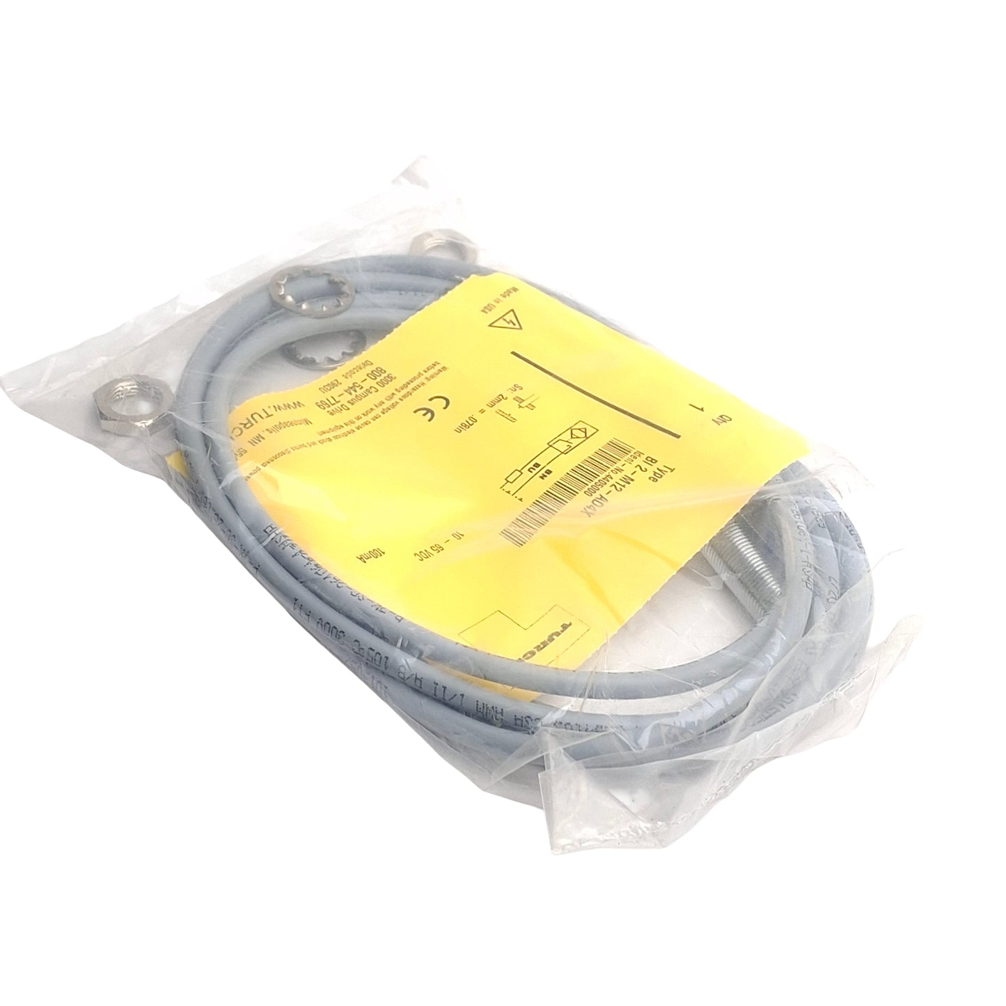 New Turck Bi2-M12-AD4X 4405000 Proximity Sensor, 2mm SN, 10-65VDC NO 100mA