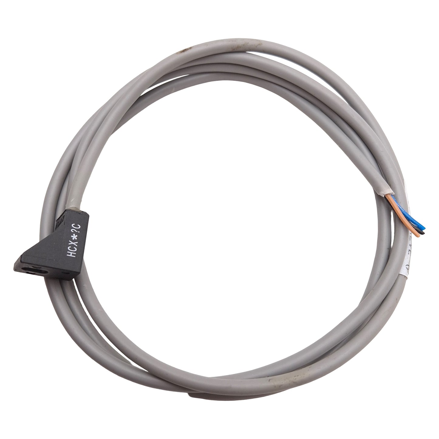 Used Bimba HCX Solid State Cylinder Position Sensor, PNP Output, 10-30VDC, 3ft Leads