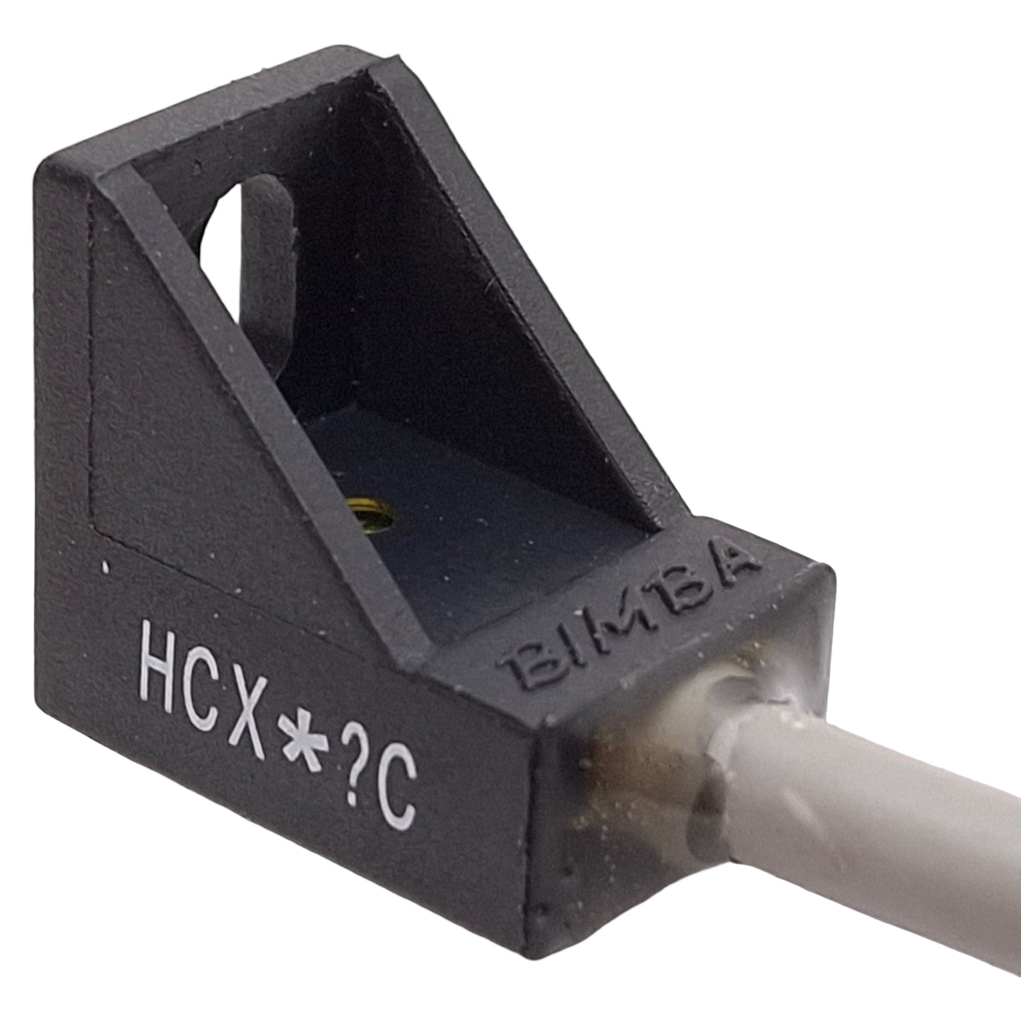 Used Bimba HCX Solid State Cylinder Position Sensor, PNP Output, 10-30VDC, 3ft Leads