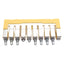 New – Open box Lot of 35 Allen Bradley 1492-CJJ5-10 Screw Center Jumper Terminal, 10-Pole, 5mm