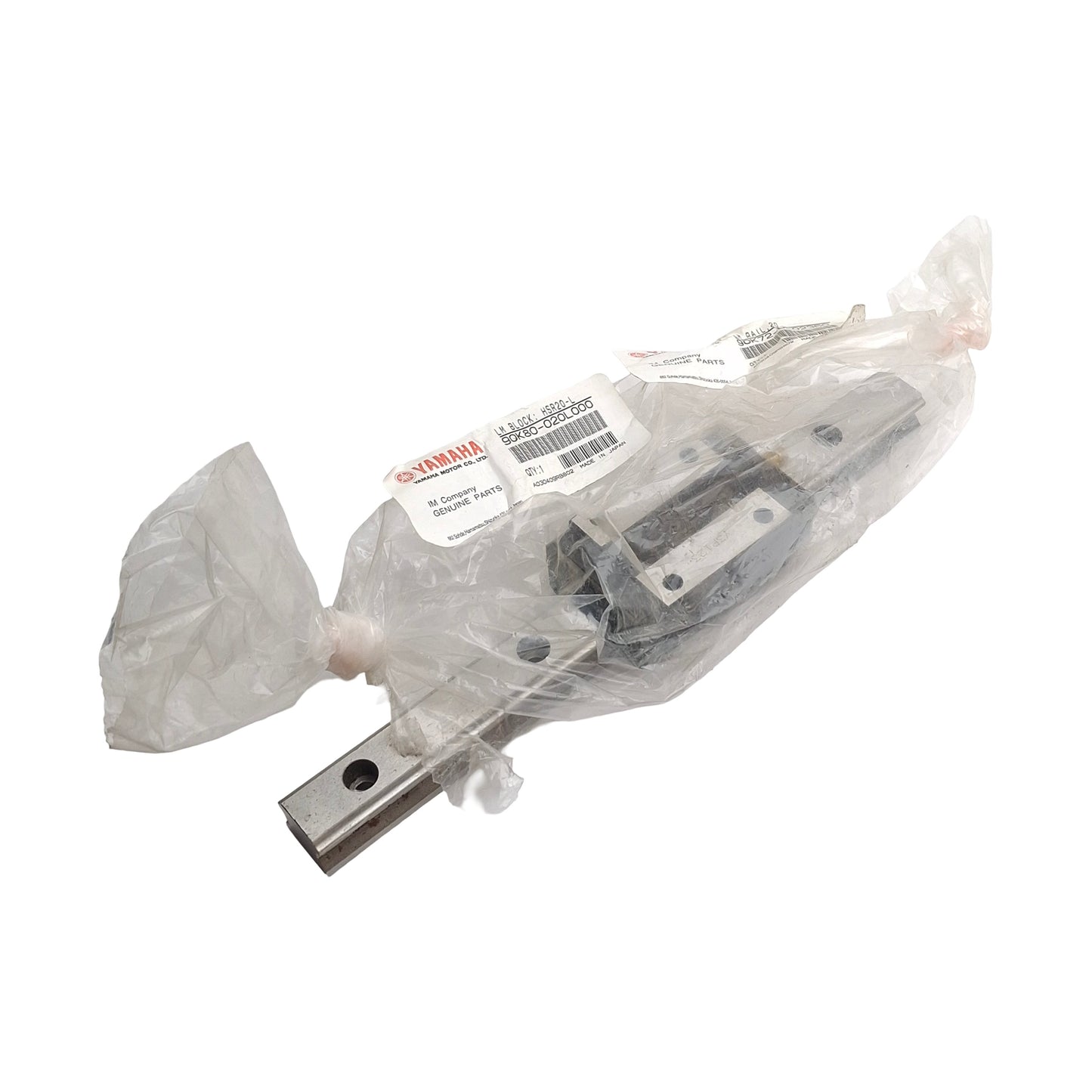 New – Open box Yamaha 90K80-020L000 Linear Motion Rail & Block, 135mm Rail, 30mm Height, Left